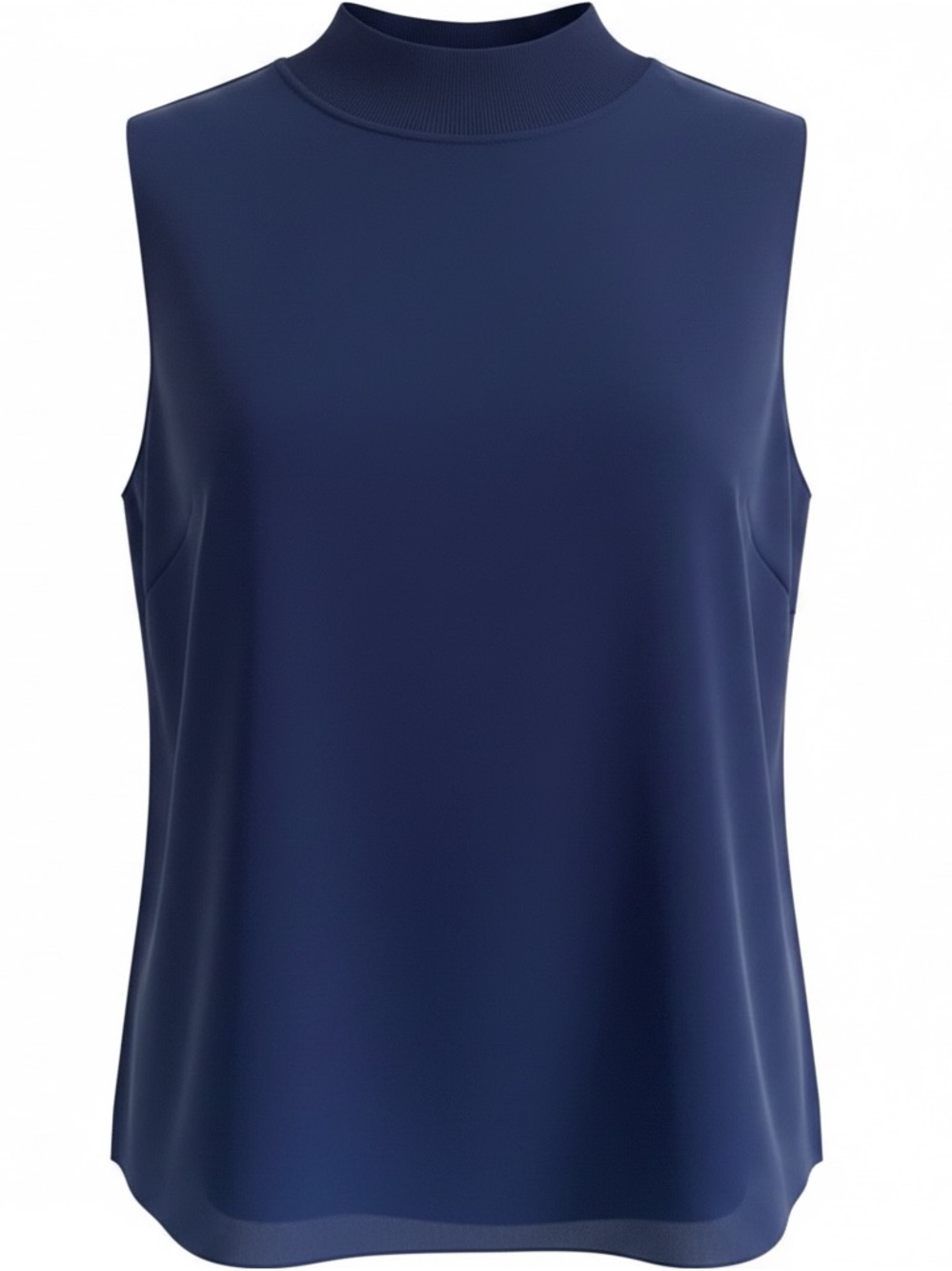 Theory Silk Mock Neck Tank Top Size Medium